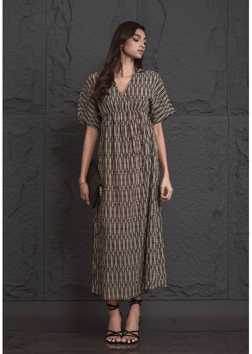EMMY PRINTED MAXI DRESS